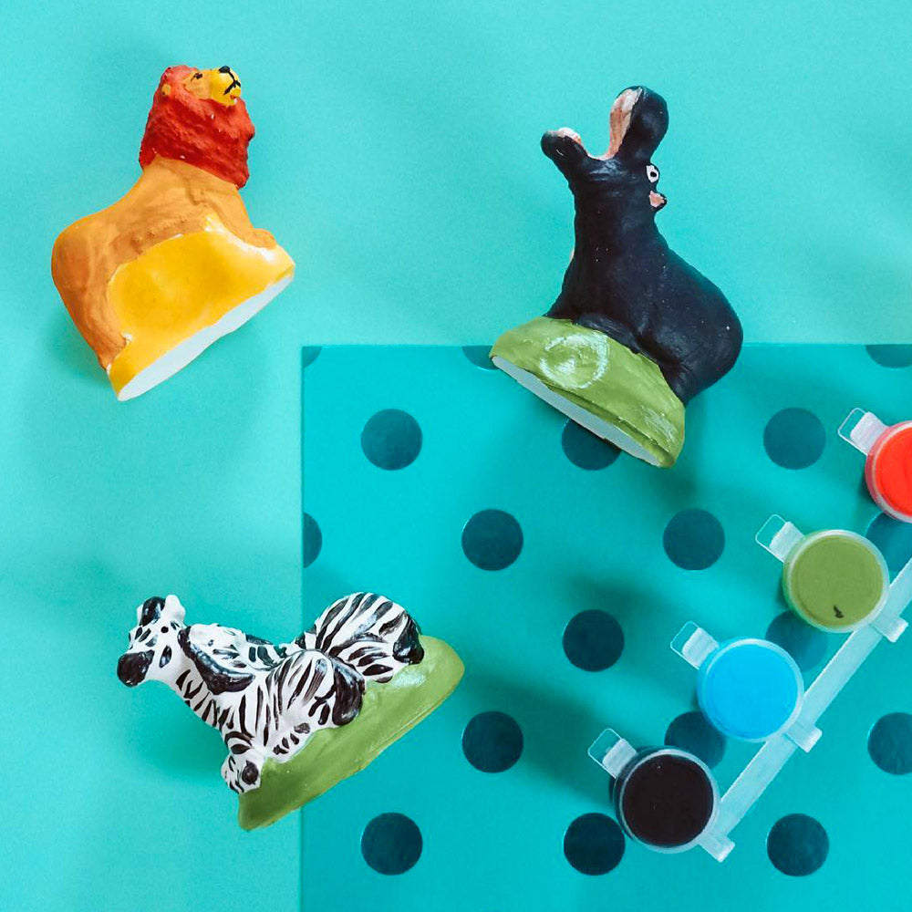 kit creatif figurines animaux Destination Savane Mako moulages