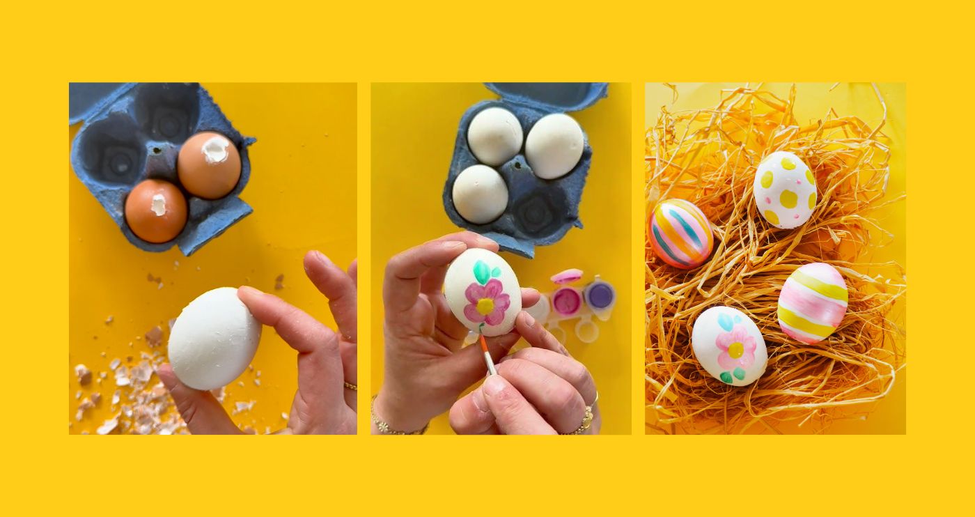 VBS Paquet De 20 œufs En Papier Mâché 4,5x6cm Avec Ruban De Suspension