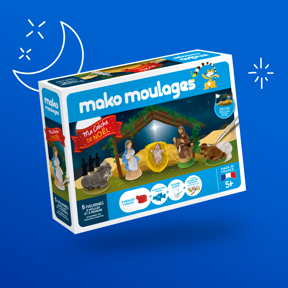 Mako Moulage Ma Creche De Noel 5 Moules - N/A - Kiabi - 35.92€