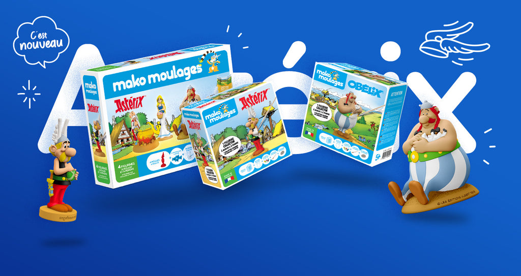 Mako Moulages Kit Collector Obélix - Moule à Peindre En Plâtre Astérix, Made In France Dès 5 Ans