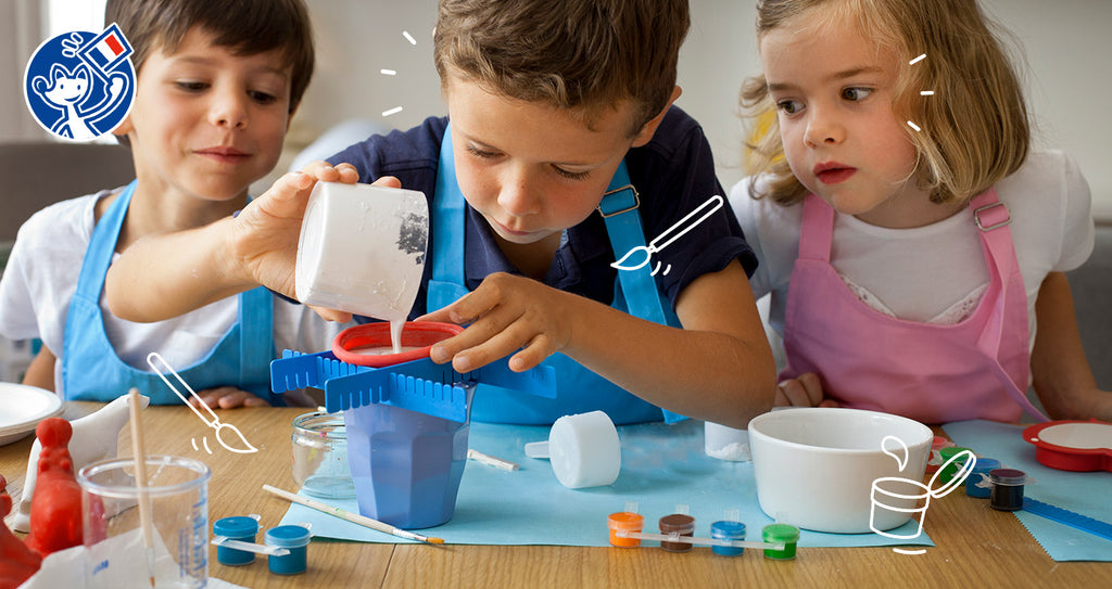 Kit créatif - Fabrication de magnets en plâtre - Enfant - A partir