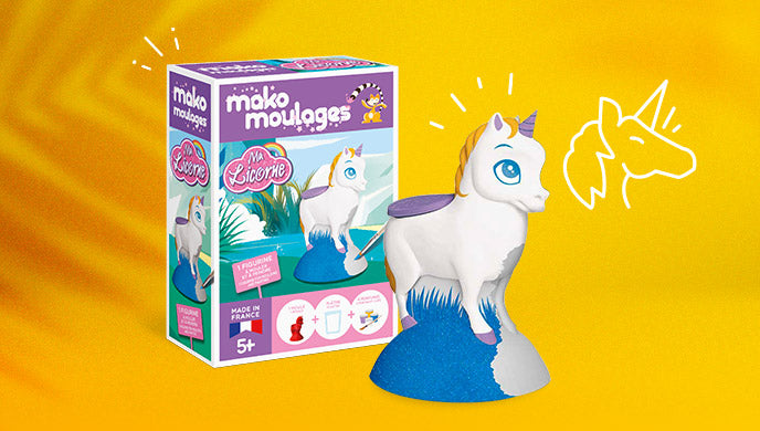 SES Creative | Moulage Et Peinture Licorne | Kit Créatif Enfant 3D