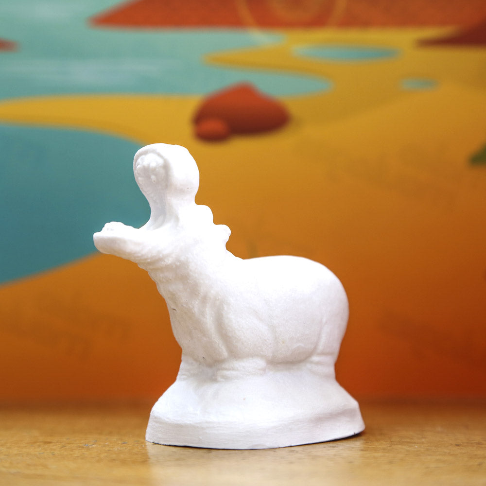 mako-moulages-39010-coffret-animaux-destination-savane- figurine platre hippopotamme