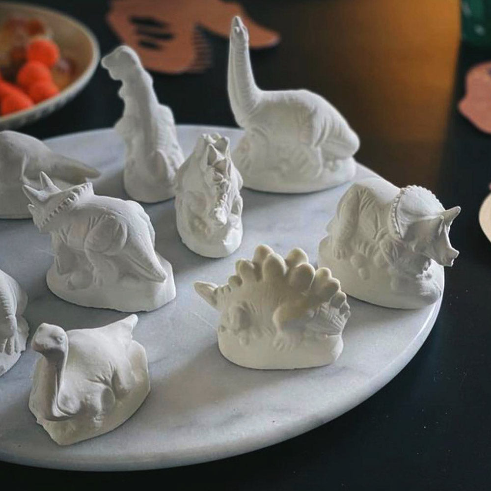 Coffret loisirs creatifs figurines platre Le Monde des Dinosaures - Mako moulages